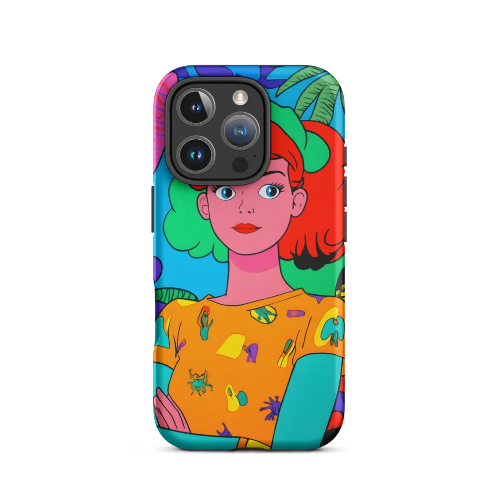 Tropical Vibes: A Playful Portrait
