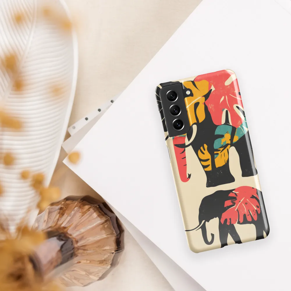 Tropical Elegance: The Elephant's Dance