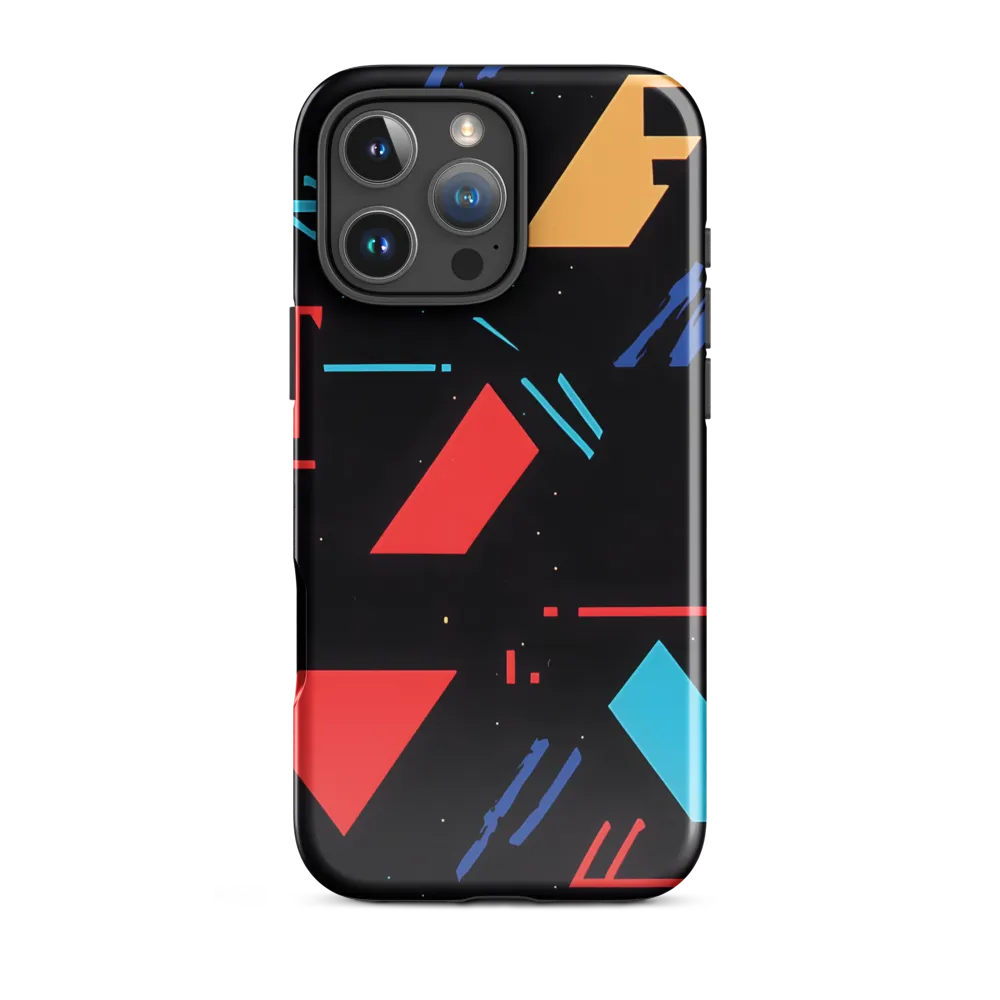 Dynamic Geometric Harmony | Phone Case |  16 Pro Max | Tough Case | Glossy