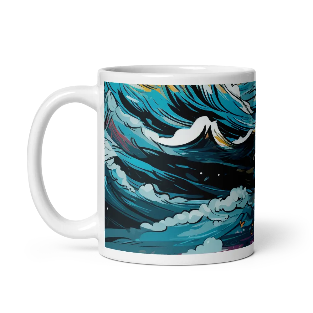 Turbulent Seas: A Lighthouse Adventure | Mugs | Multiple Sizes & Colors