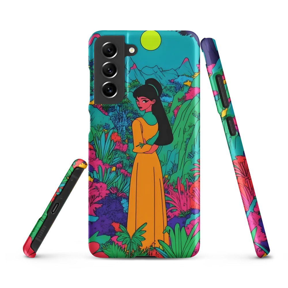 Ethereal Serenity in a Psychedelic Landscape