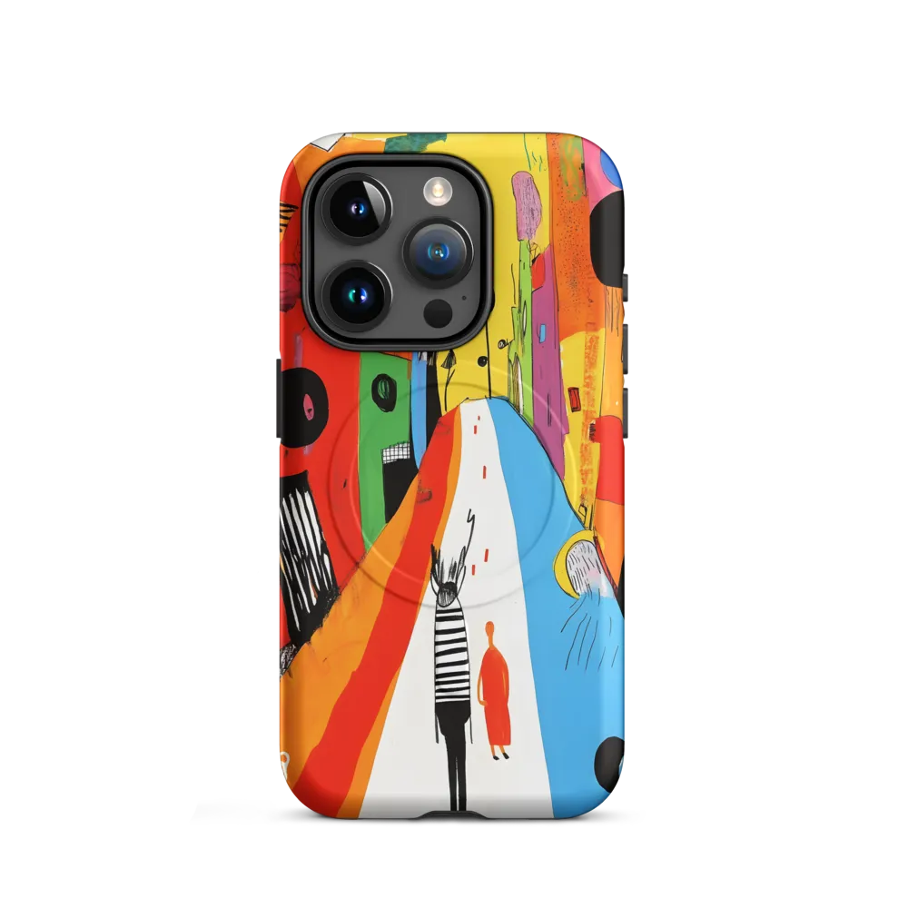 Vibrant Urban Journey | Phone Case |  15 Pro | MagSafe® Tough Case | Matte