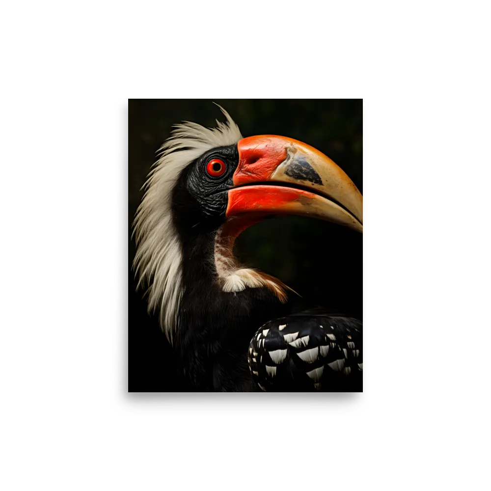 Majesty of the Hornbill | Poster | 8″×10″