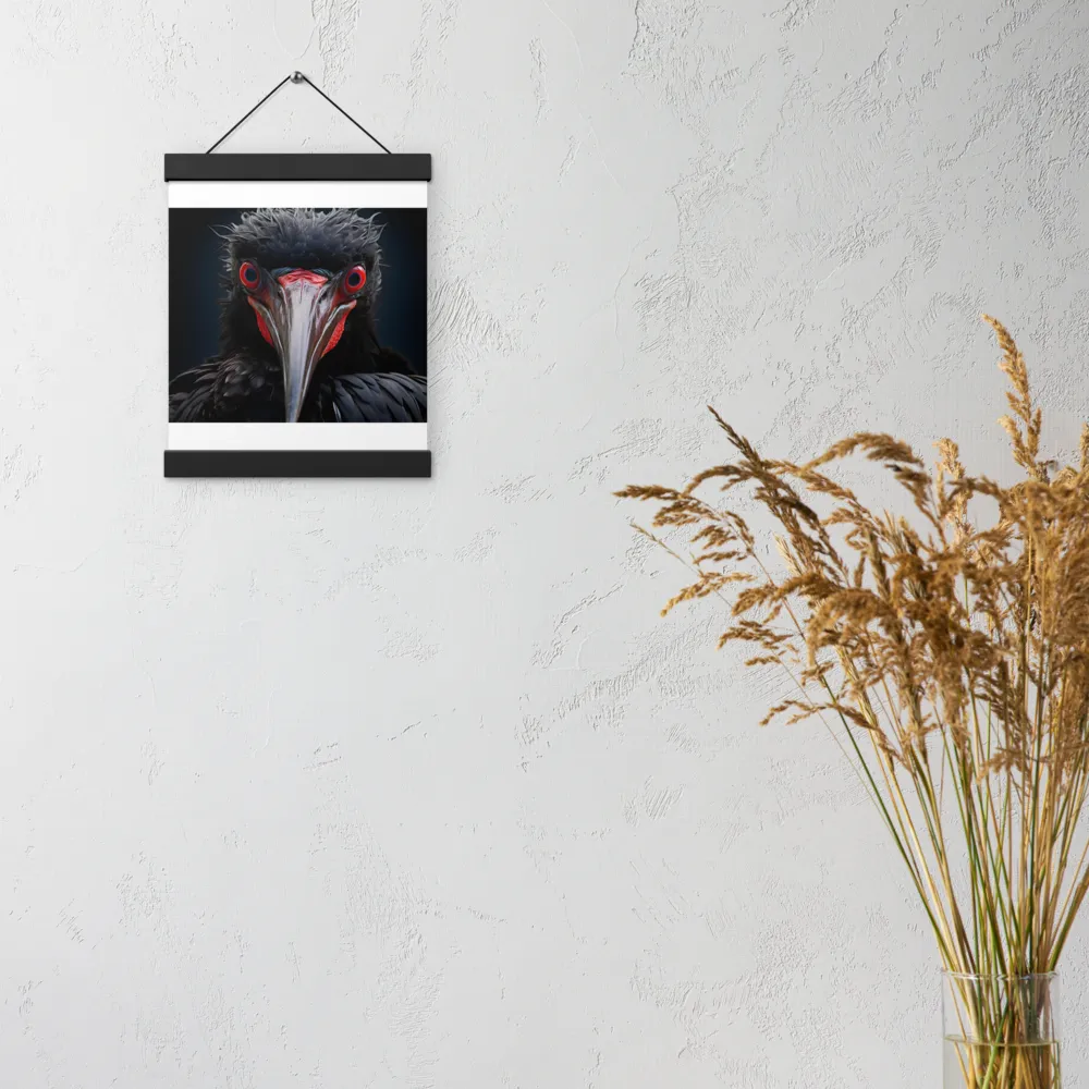 Gaze of the Abyss | Poster With Black Wood Hanger | 8″×10″