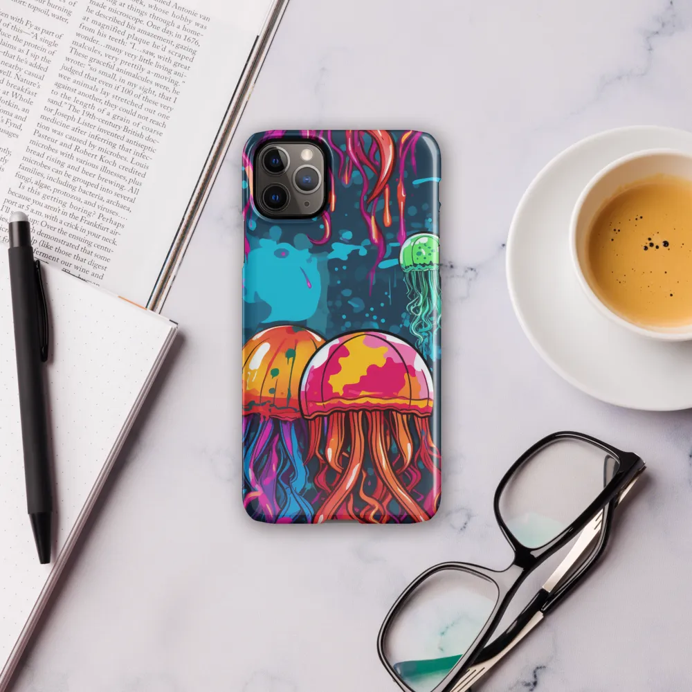 Underwater Symphony of Jellyfish | Phone Case |  11 Pro Max | Snap Case | Glossy