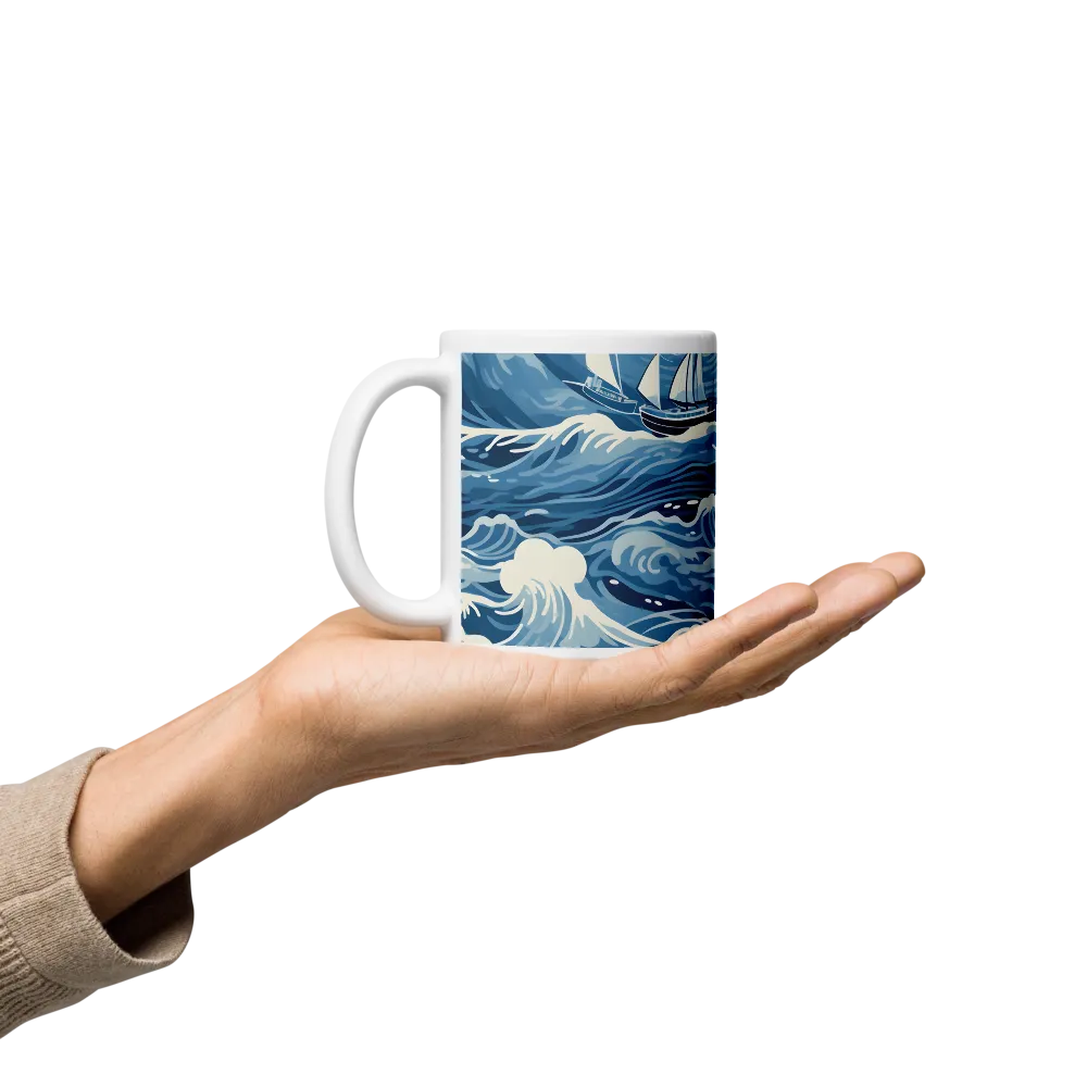 Nautical Dreams: Waves of Adventure | Mugs | Multiple Sizes & Colors