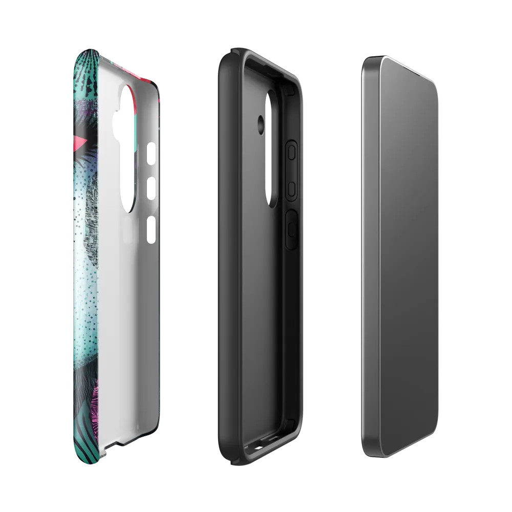 Mystical Beauty in Blue and Pink | Phone Case |  S24 | Tough Case | Glossy