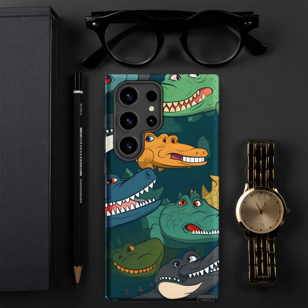 Cheerful Crocodilian Parade