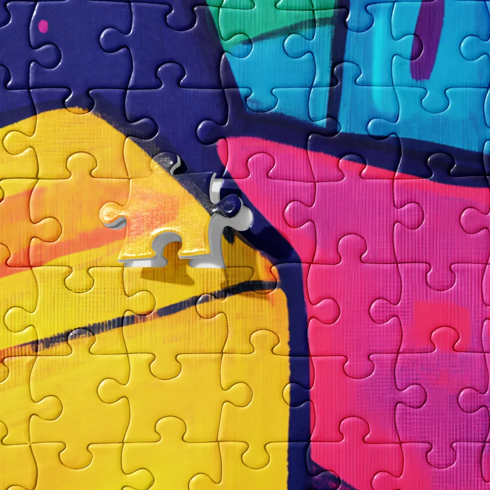 Vibrant Shapes of Joy | Jigsaw Puzzle | 252/520 pieces