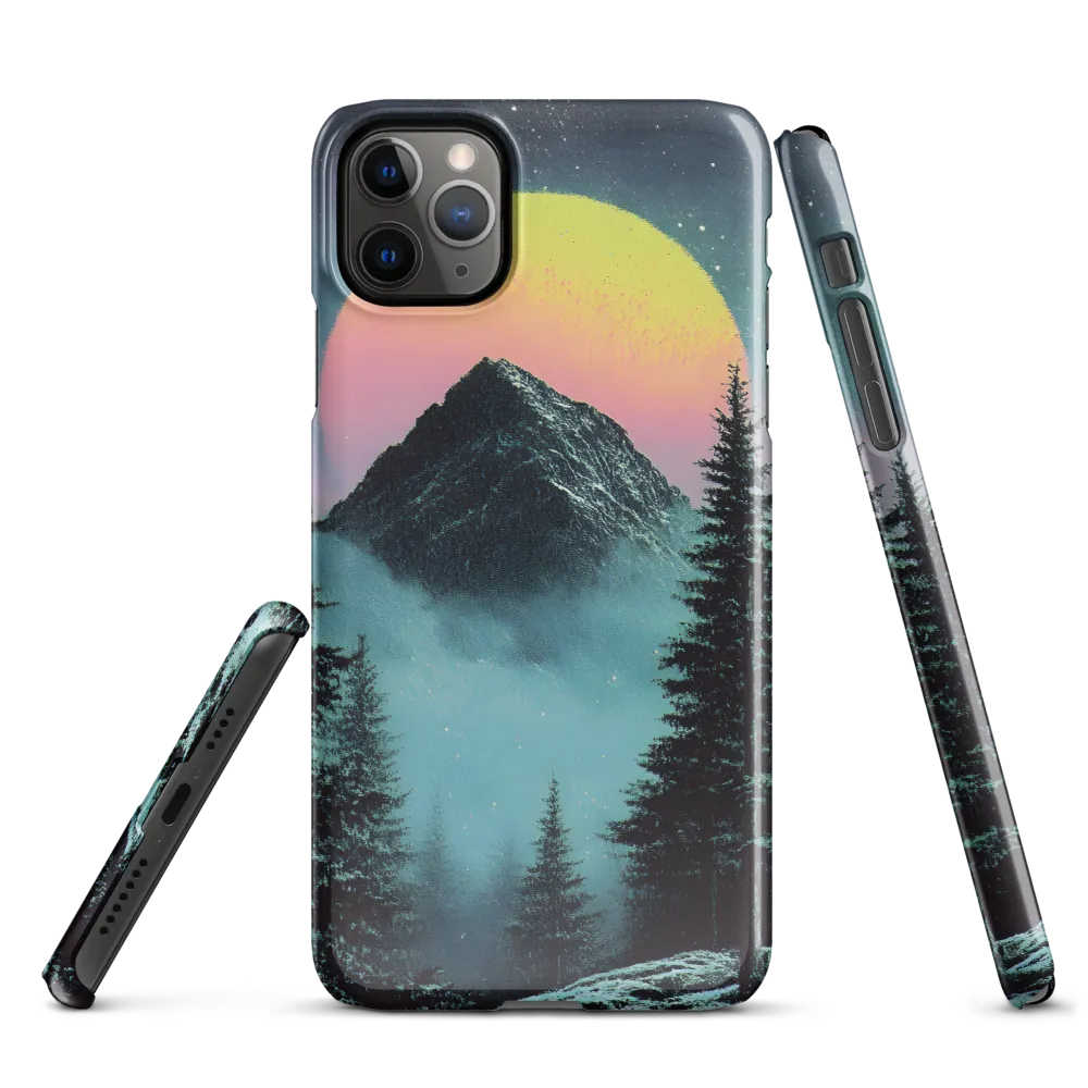 Ethereal Peaks Under Celestial Lights | Phone Case |  11 Pro Max | Snap Case | Glossy