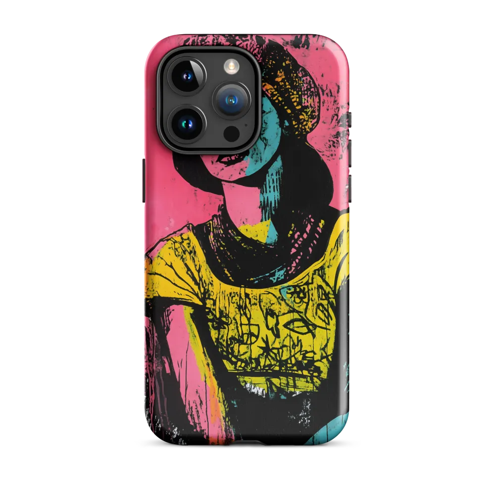 Urban Elegance: A Graffiti Portrait