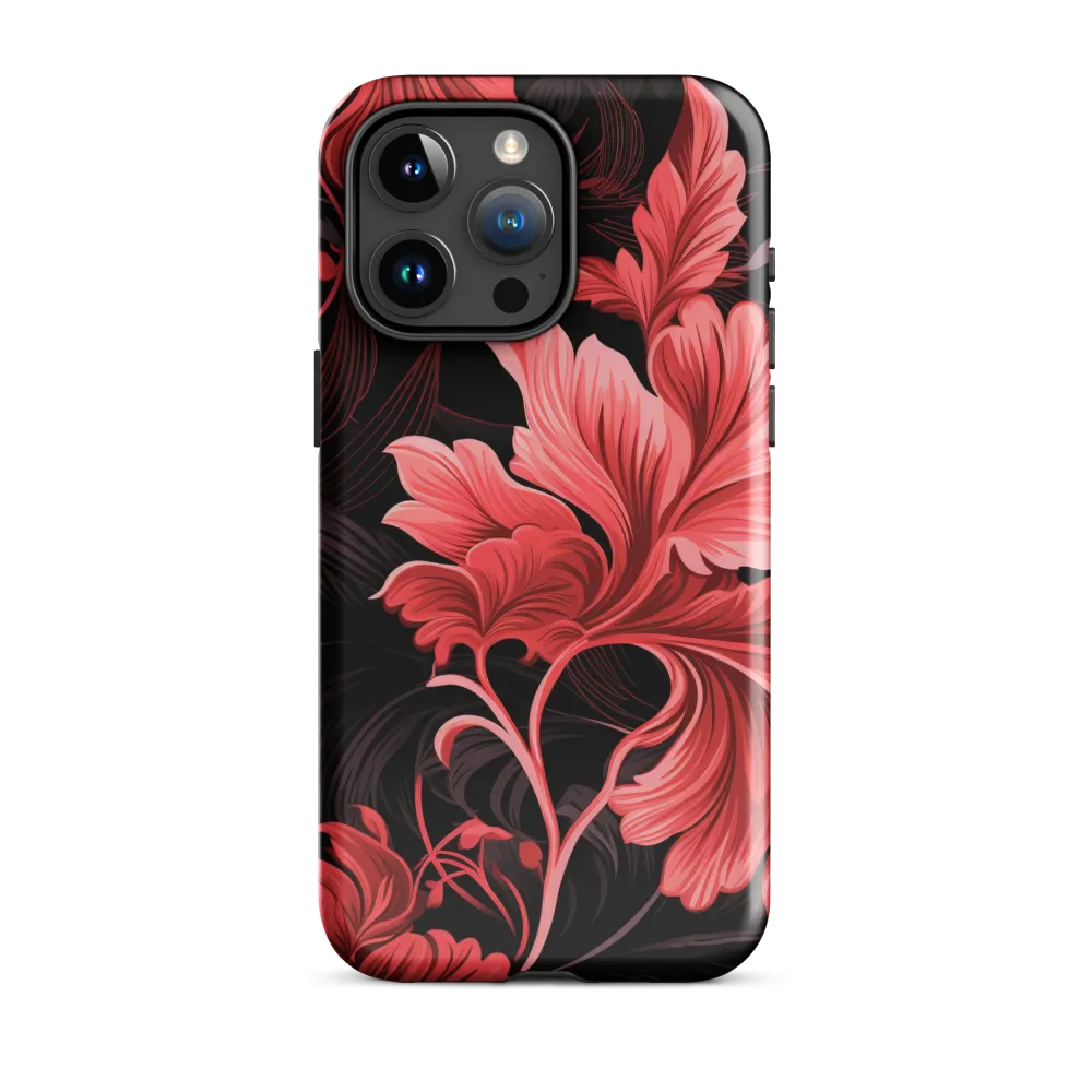 Tropical Elegance in Red