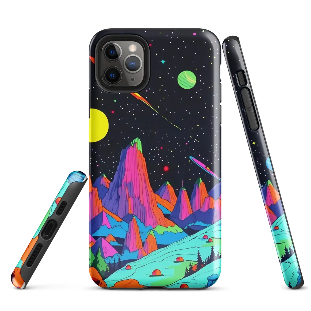 Cosmic Peaks of the Psychedelic Realm | Phone Case |  11 Pro Max | Tough Case | Glossy