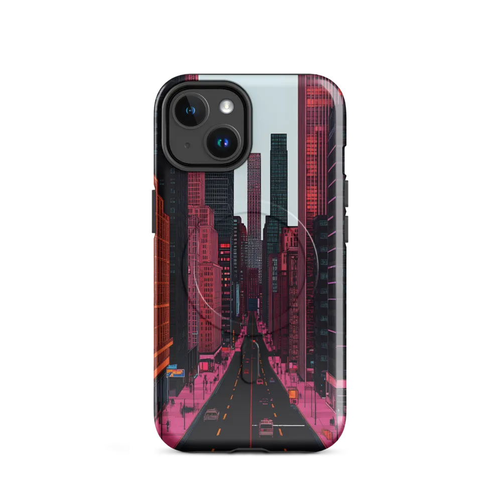 Urban Dreamscape: A Futuristic City | Phone Case |  14 | MagSafe® Tough Case | Glossy