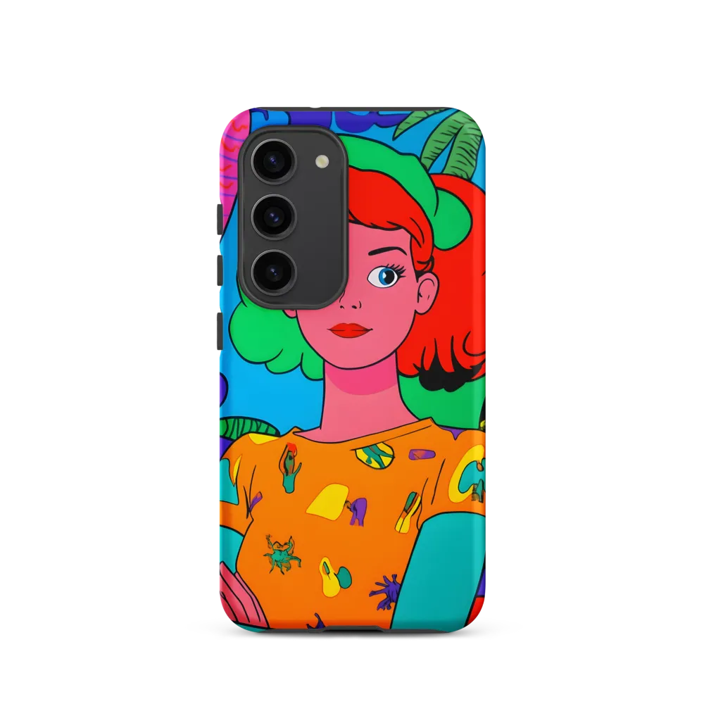 Tropical Vibes: A Playful Portrait