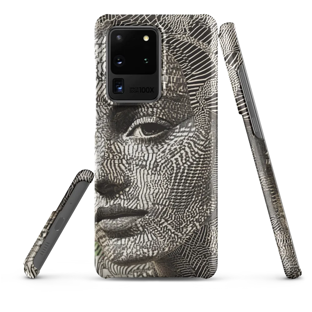 Intricate Patterns of the Human Face | Phone Case |  S20 Ultra | Snap Case | Matte