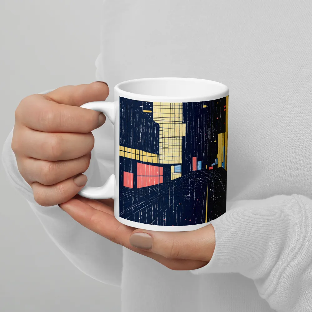 Urban Solitude: A Minimalist Perspective | Mug with White inside | 11 oz