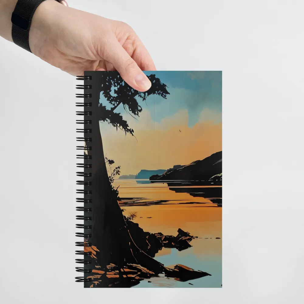 Reflections of Twilight | Spiral Notebook