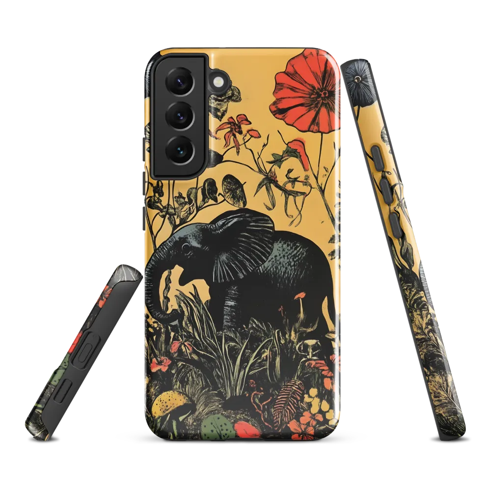 Floral Majesty: The Elephant's Sanctuary