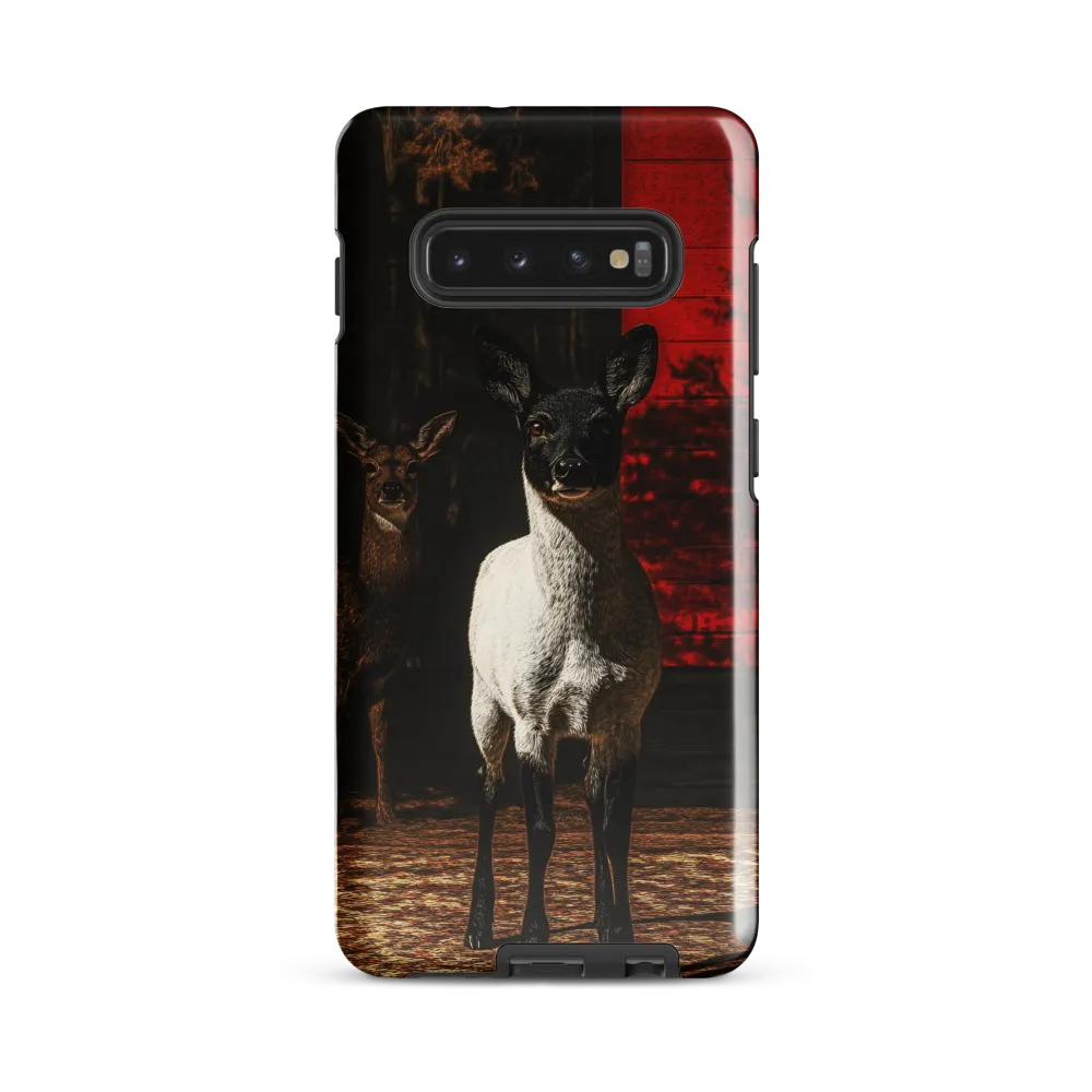 Reflections of Nature: A Deer Encounter | Phone Case |  S10 Plus | Tough Case | Glossy