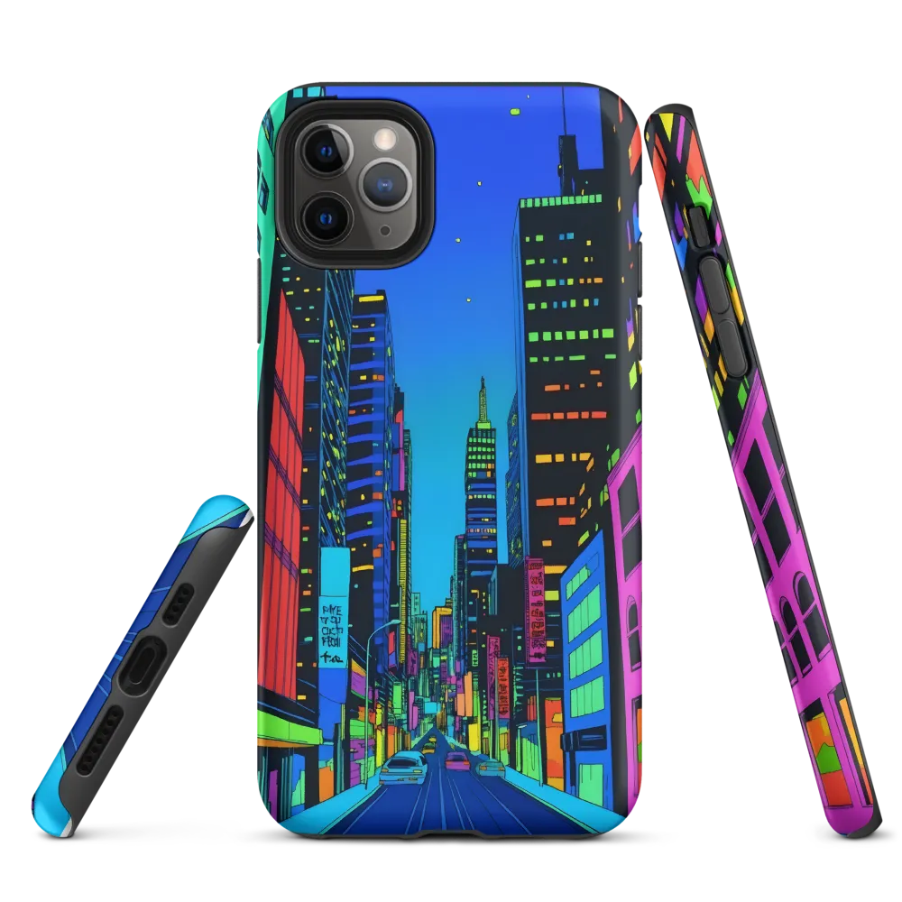 Neon Dreamscape: A Futuristic City at Dusk