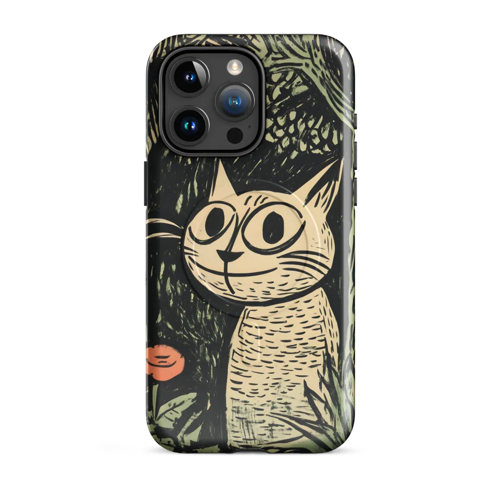 Whimsical Cat in the Forest