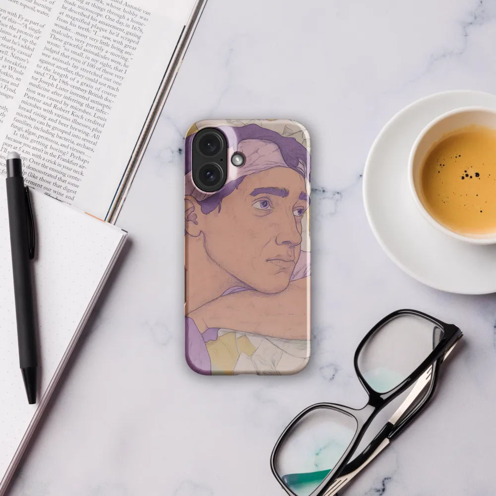 Contemplation in Pastel Hues | Phone Case |  16 | Snap Case | Glossy