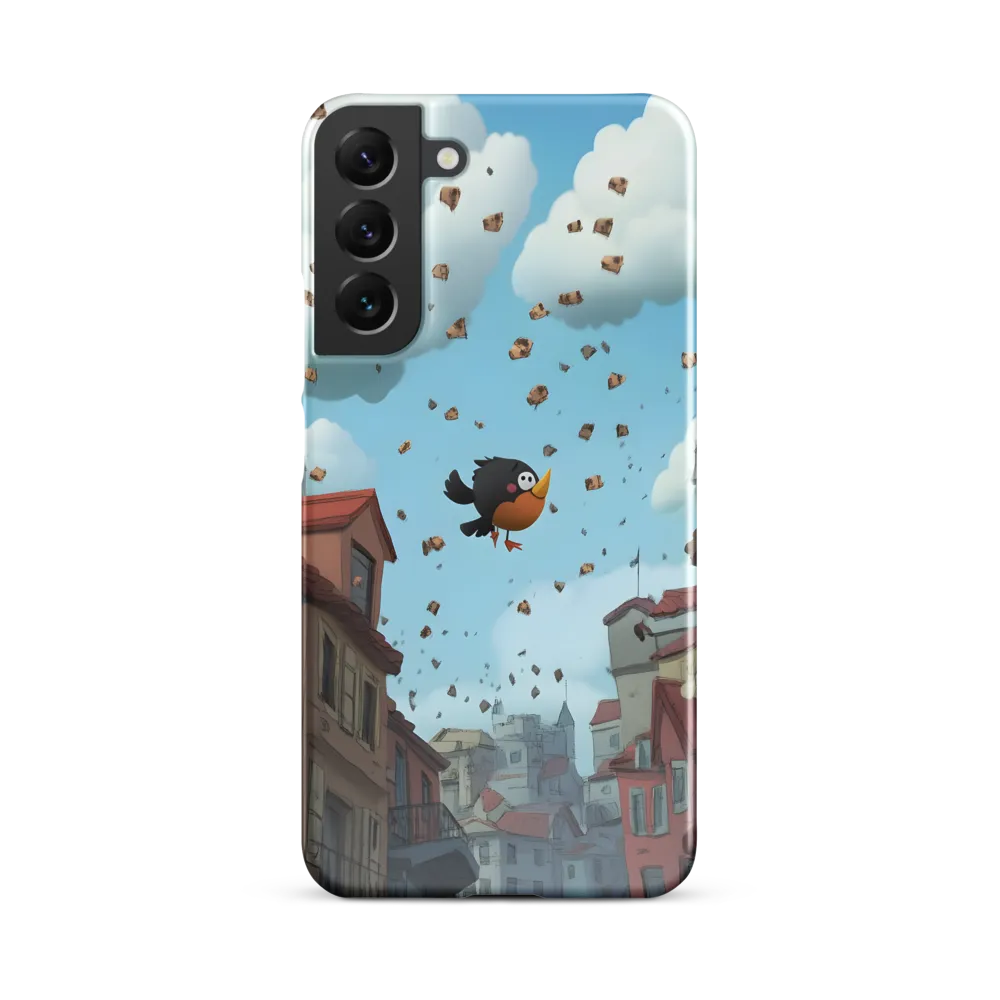 A Whimsical Flight Through Bread and Sky