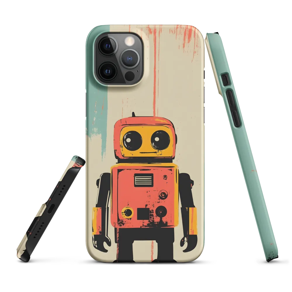 Retro Robot Charm | Phone Case |  12 Pro Max | Snap Case | Matte