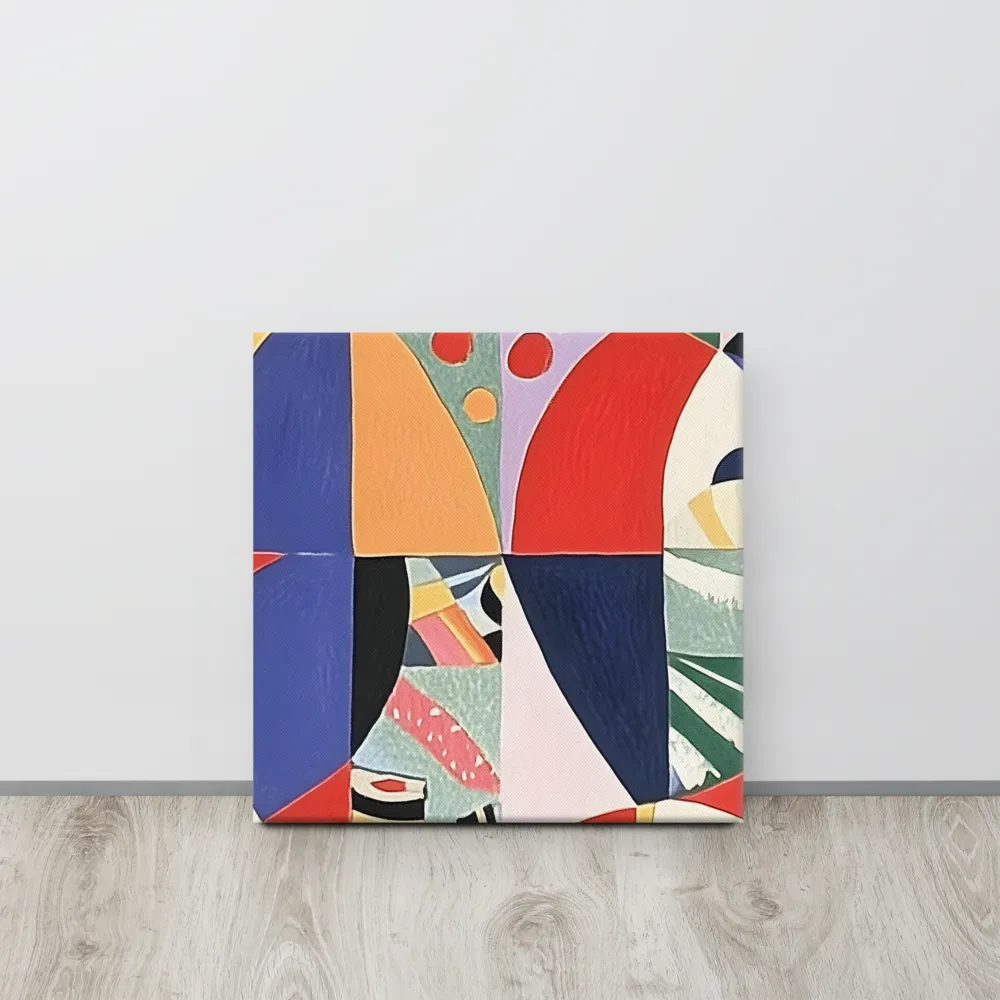 Dynamic Mosaic Symmetry | Canvas | 16″×16″