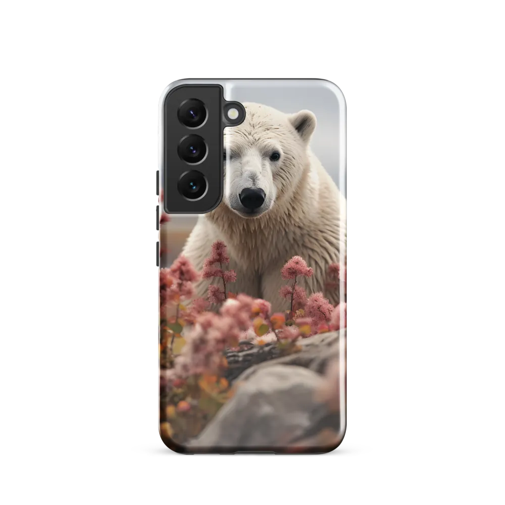 Curiosity Among Blooms: The Polar Bear