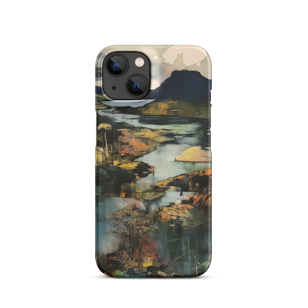 Harmony of Nature: An Abstract Journey | Phone Case |  14 | Snap Case | Matte