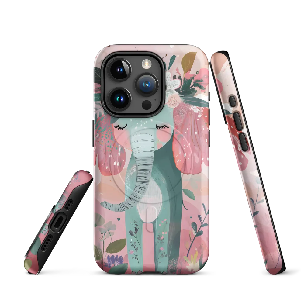 Whimsical Elephant in Bloom