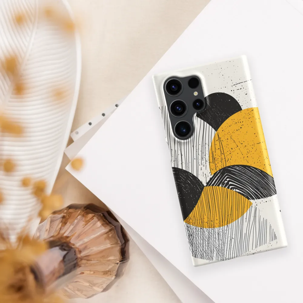 Dynamic Harmony in Black and Yellow