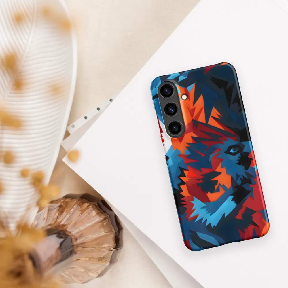 Vivid Aura of the Wolf | Phone Case |  S24 Plus | Snap Case | Matte