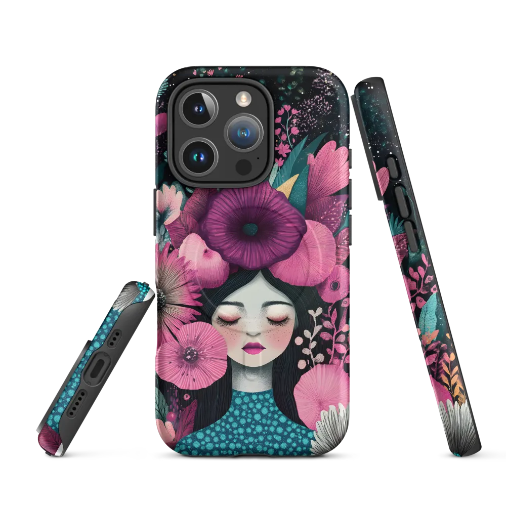Blooming Serenity | Phone Case |  16 Pro | MagSafe® Tough Case | Matte