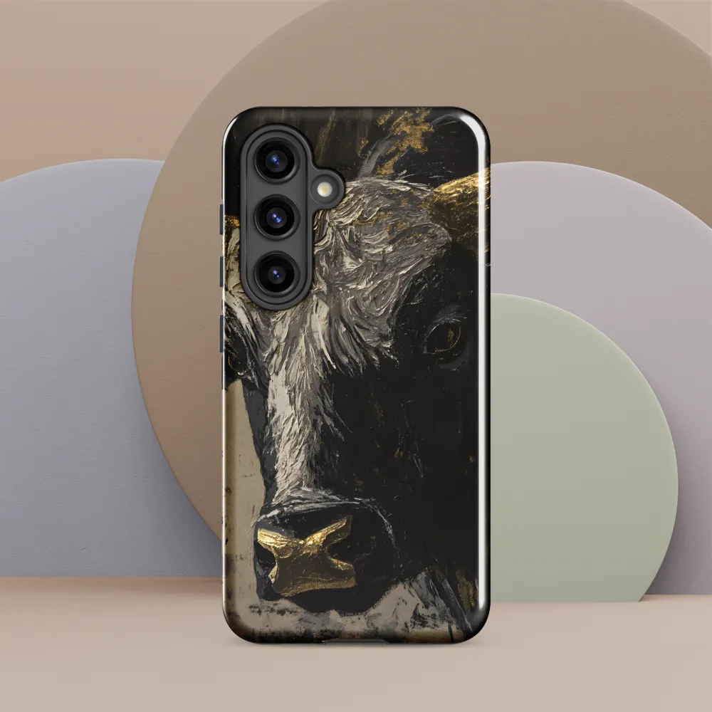 Majestic Bull: The Power in Black and Gold