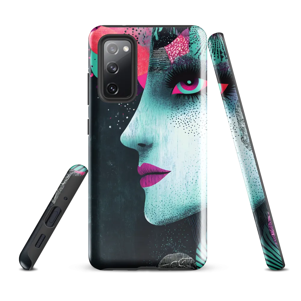 Mystical Beauty in Blue and Pink | Phone Case |  S20 FE | Tough Case | Glossy