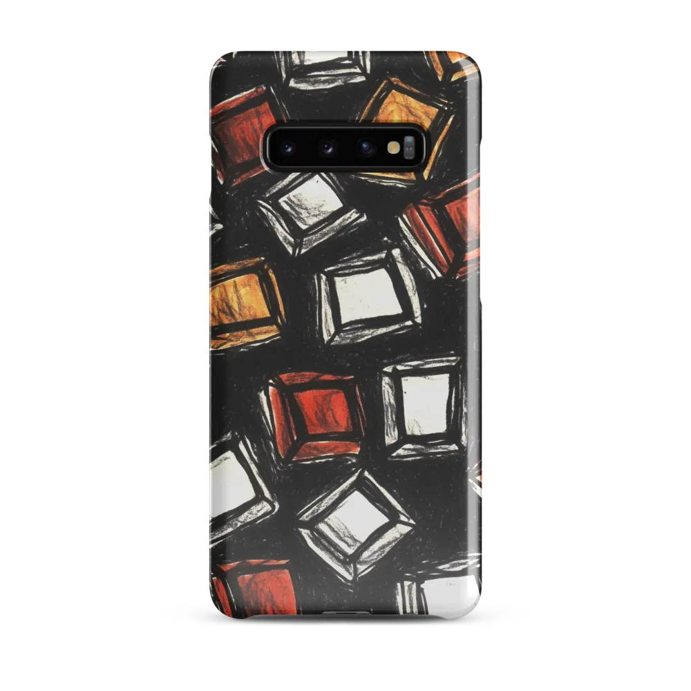 Reflections in Geometric Form | Phone Case |  S10 Plus | Snap Case | Glossy