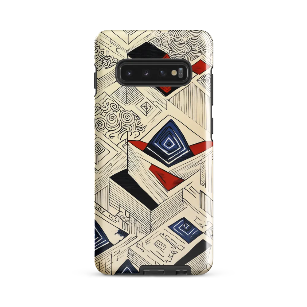 Geometric Harmony | Phone Case |  S10 Plus | Tough Case | Glossy