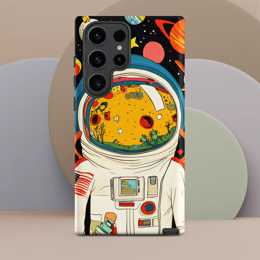 Cosmic Curiosity: Journey Within the Helmet