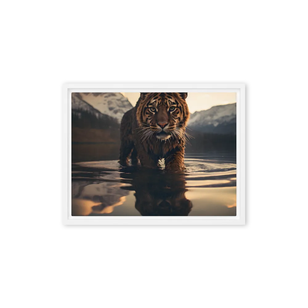 Majestic Reflection: The Tiger's Domain