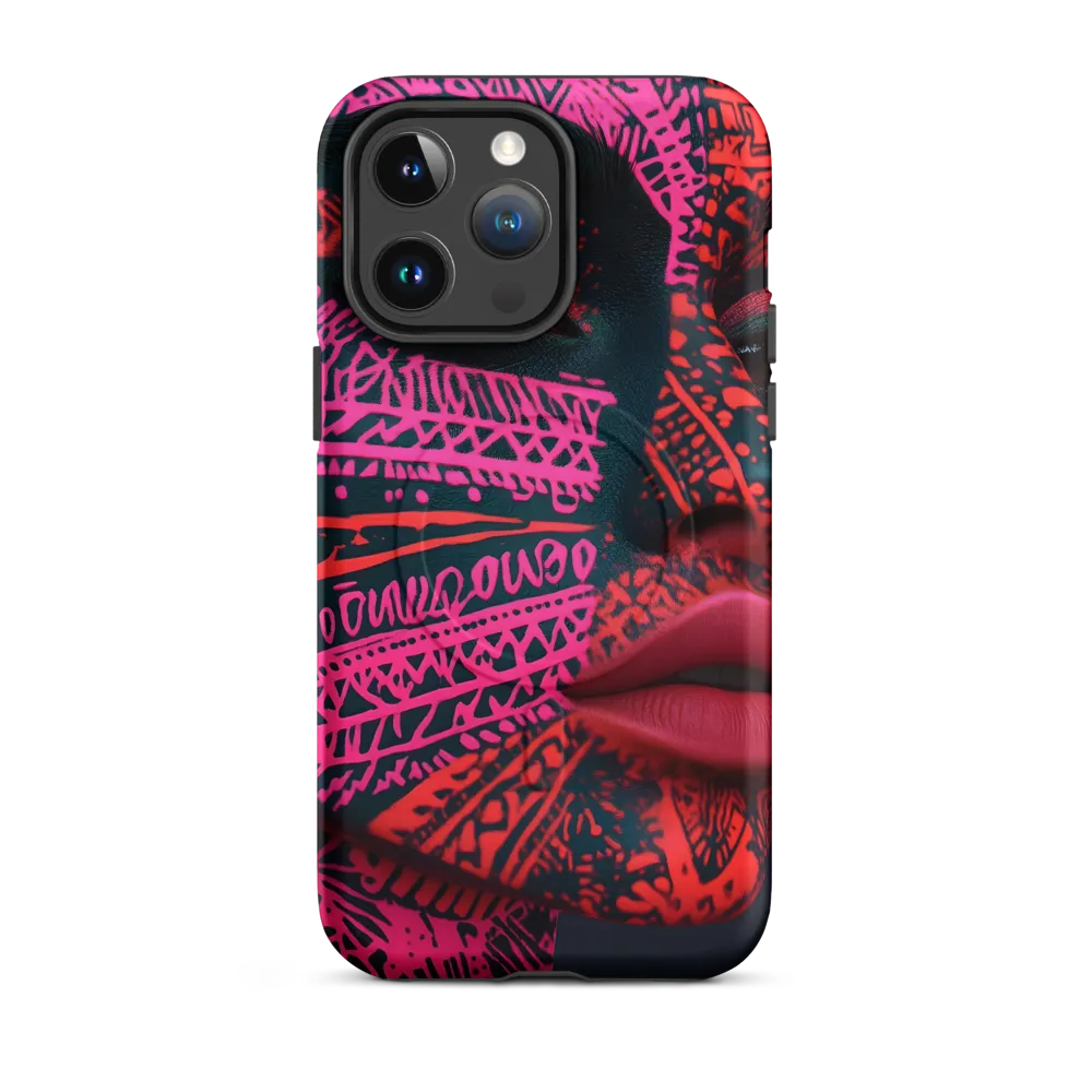 Neon Visage: A Bold Expression of Contemporary Art