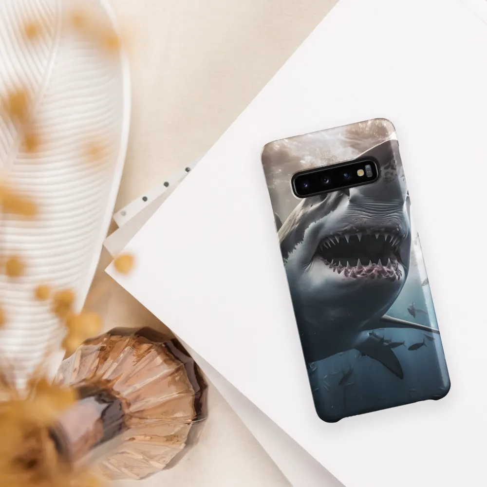 The Apex Predator: An Underwater Encounter | Phone Case |  S10 | Snap Case | Matte