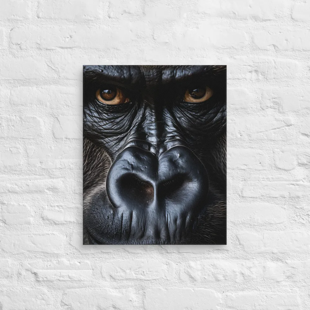 Gaze of the Wild: A Gorilla's Portrait