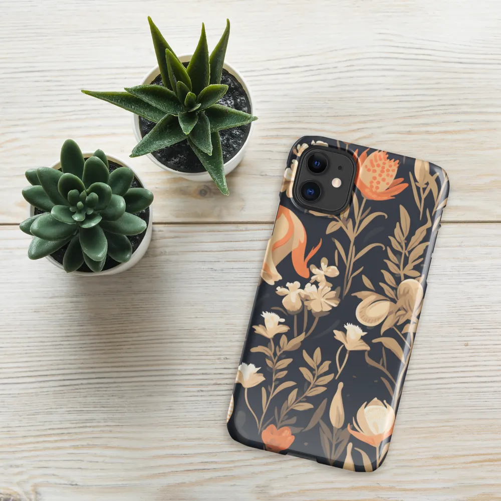Floral Harmony: A Dance in the Dark