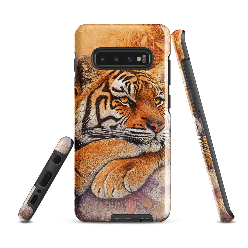 Serenity of the Tiger | Phone Case |  S10 Plus | Tough Case | Glossy