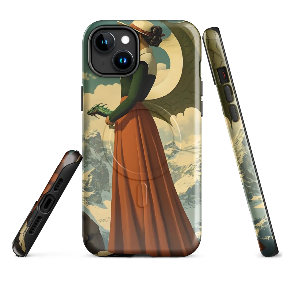 Mystic Harmony: The Dragon Keeper | Phone Case |  15 Plus | MagSafe® Tough Case | Glossy