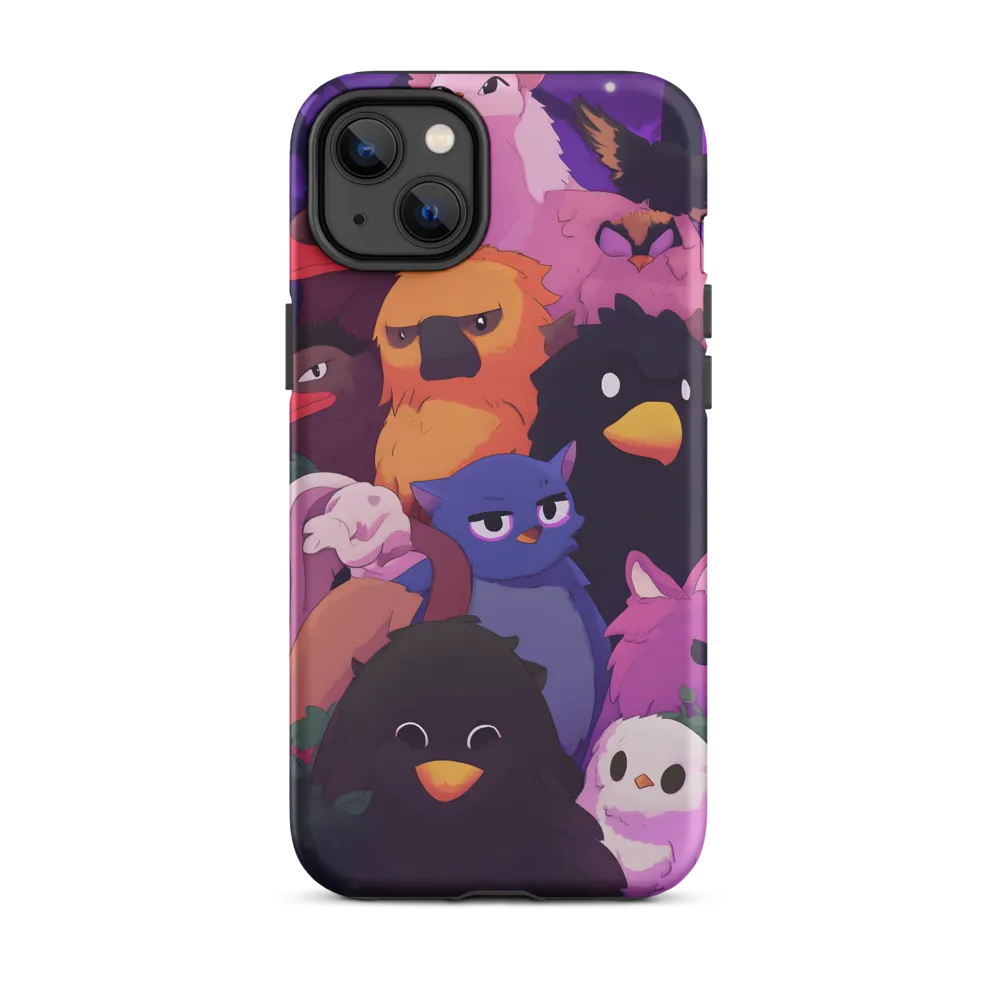 Whimsical Avian Gathering