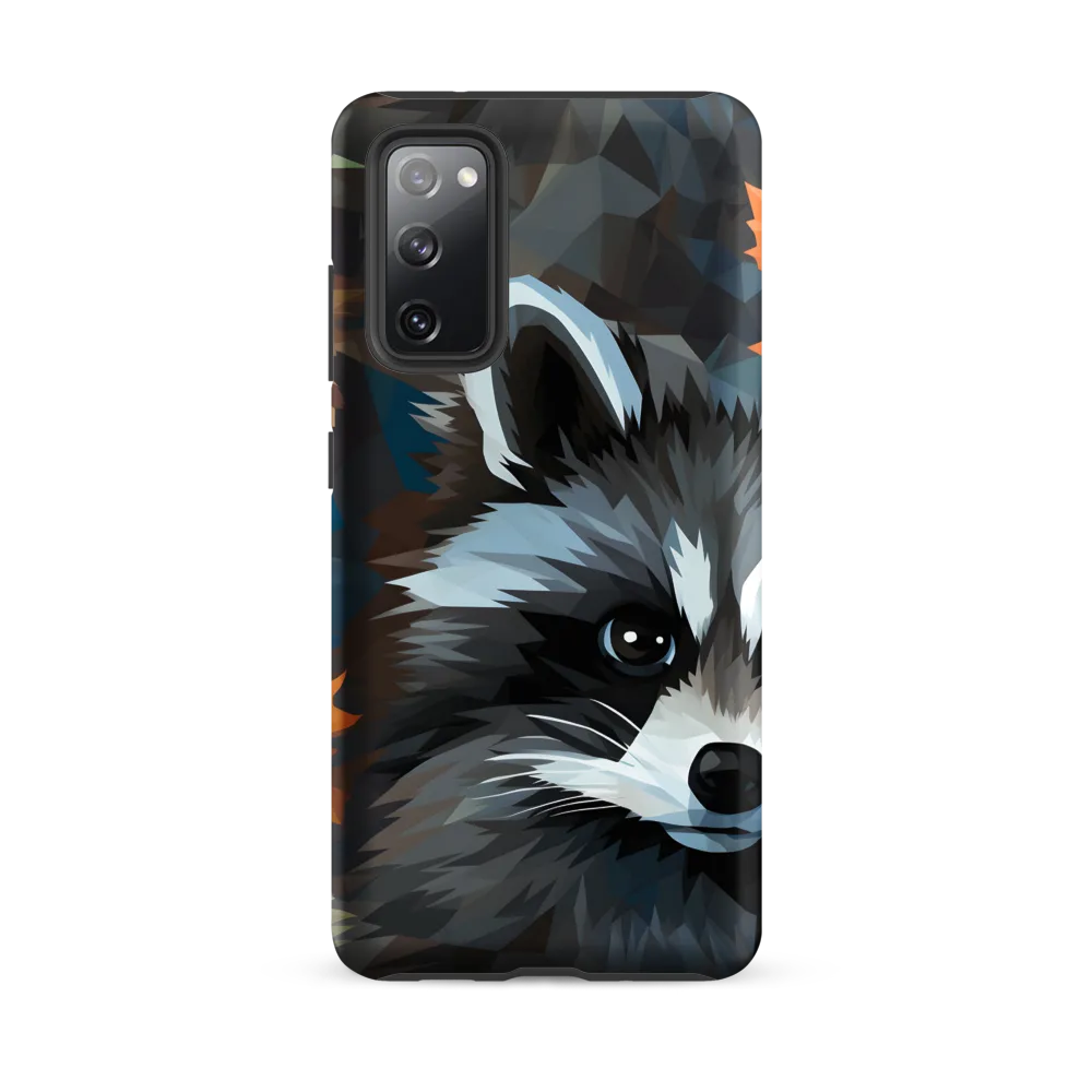 Whispers of Autumn: The Raccoon's Gaze